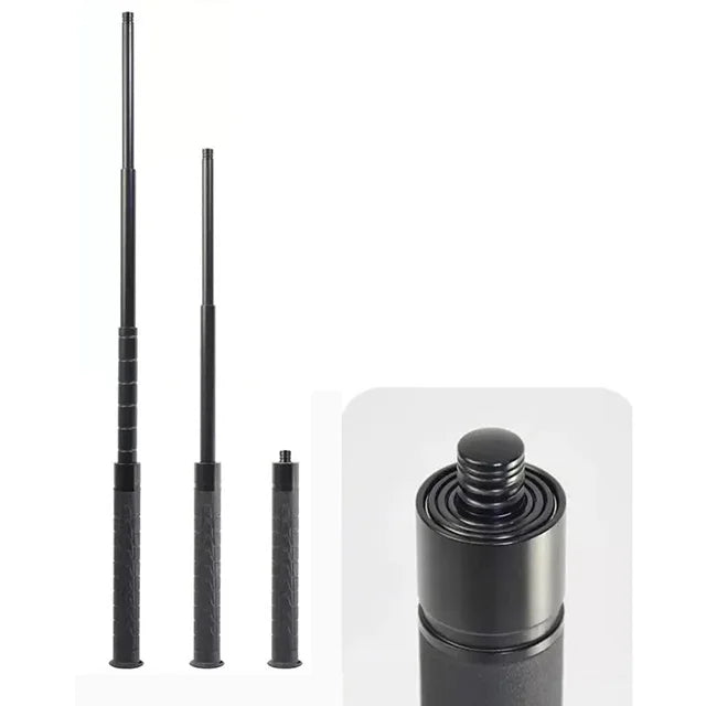Telescopic Hiking Trekking Pole with Self-Defense Baton
