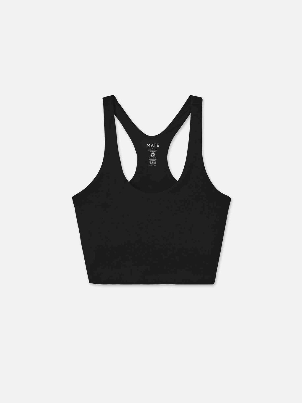 Organic Stretch Crop Racer Tank
