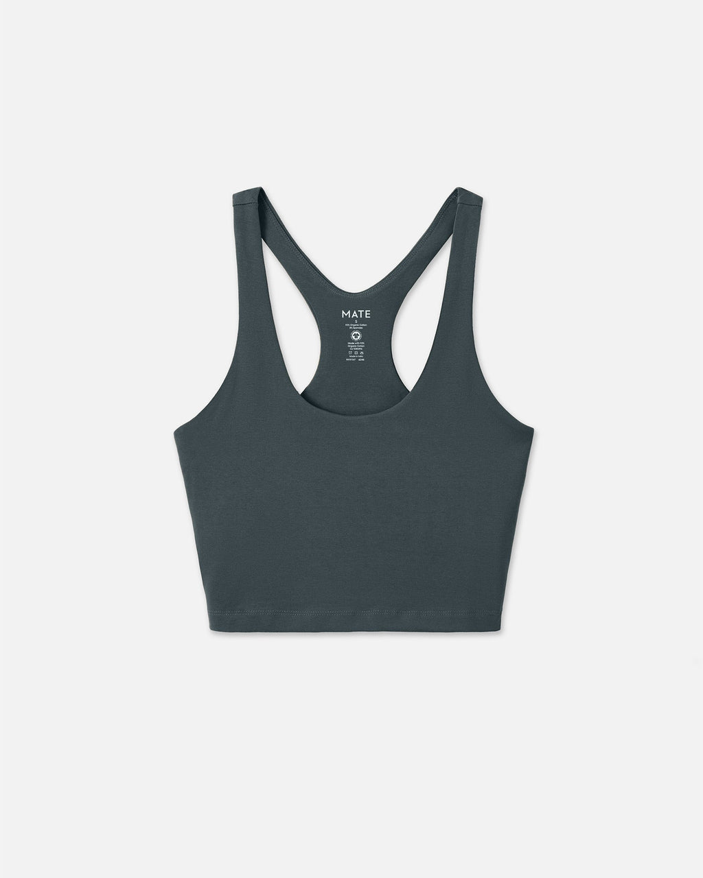 Organic Stretch Crop Racer Tank