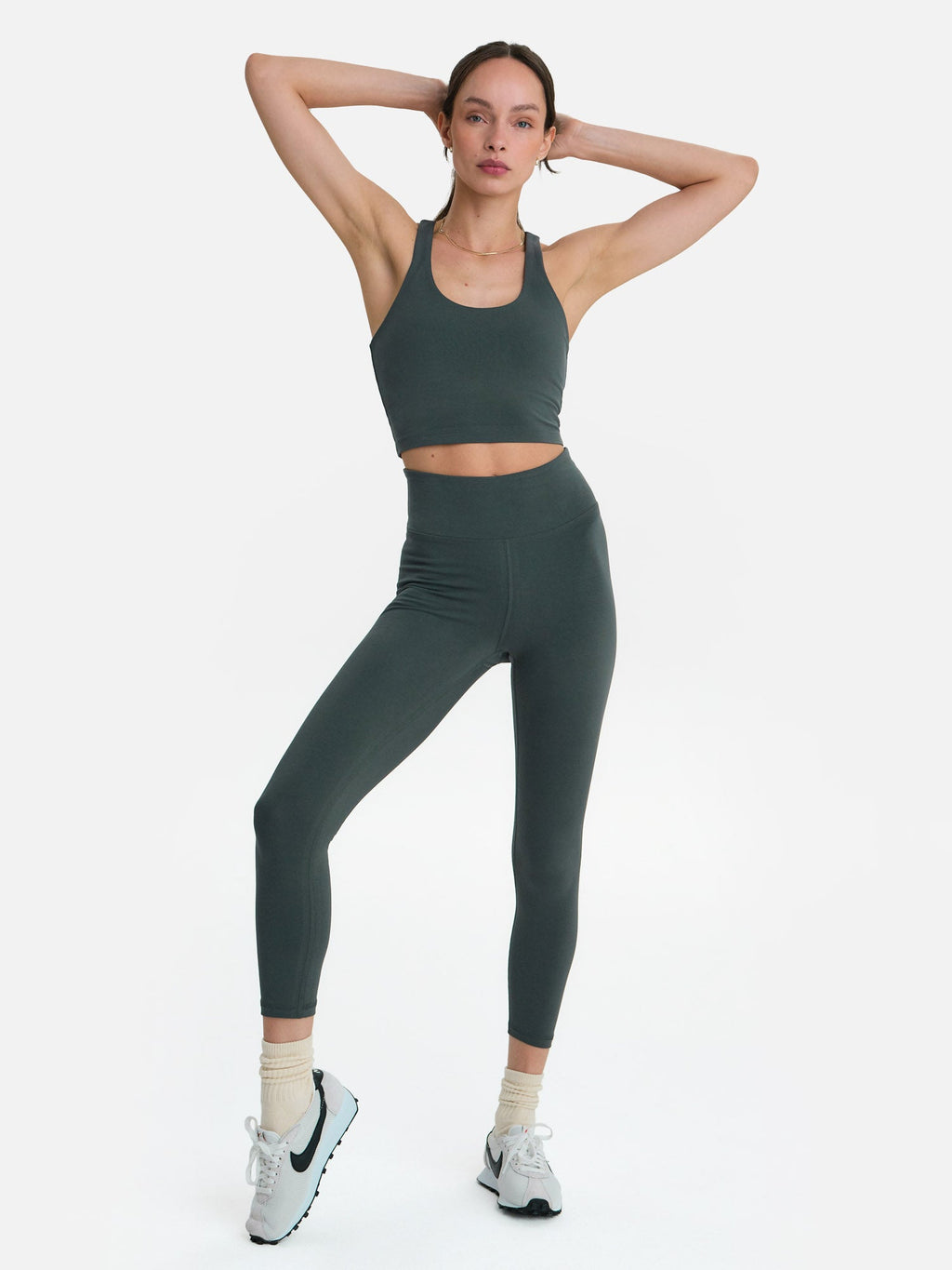 Organic Stretch Crop Racer Tank