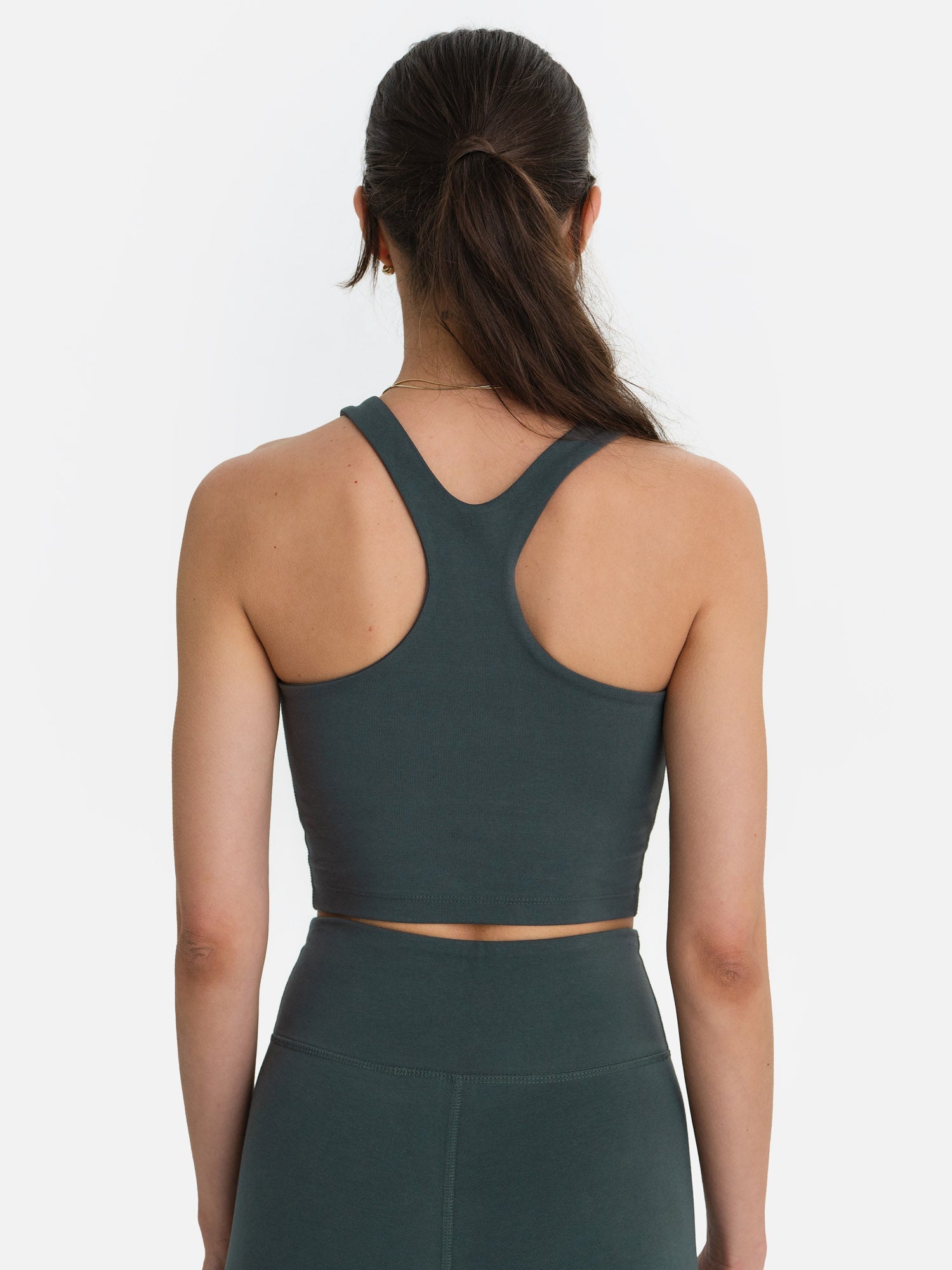 Organic Stretch Crop Racer Tank