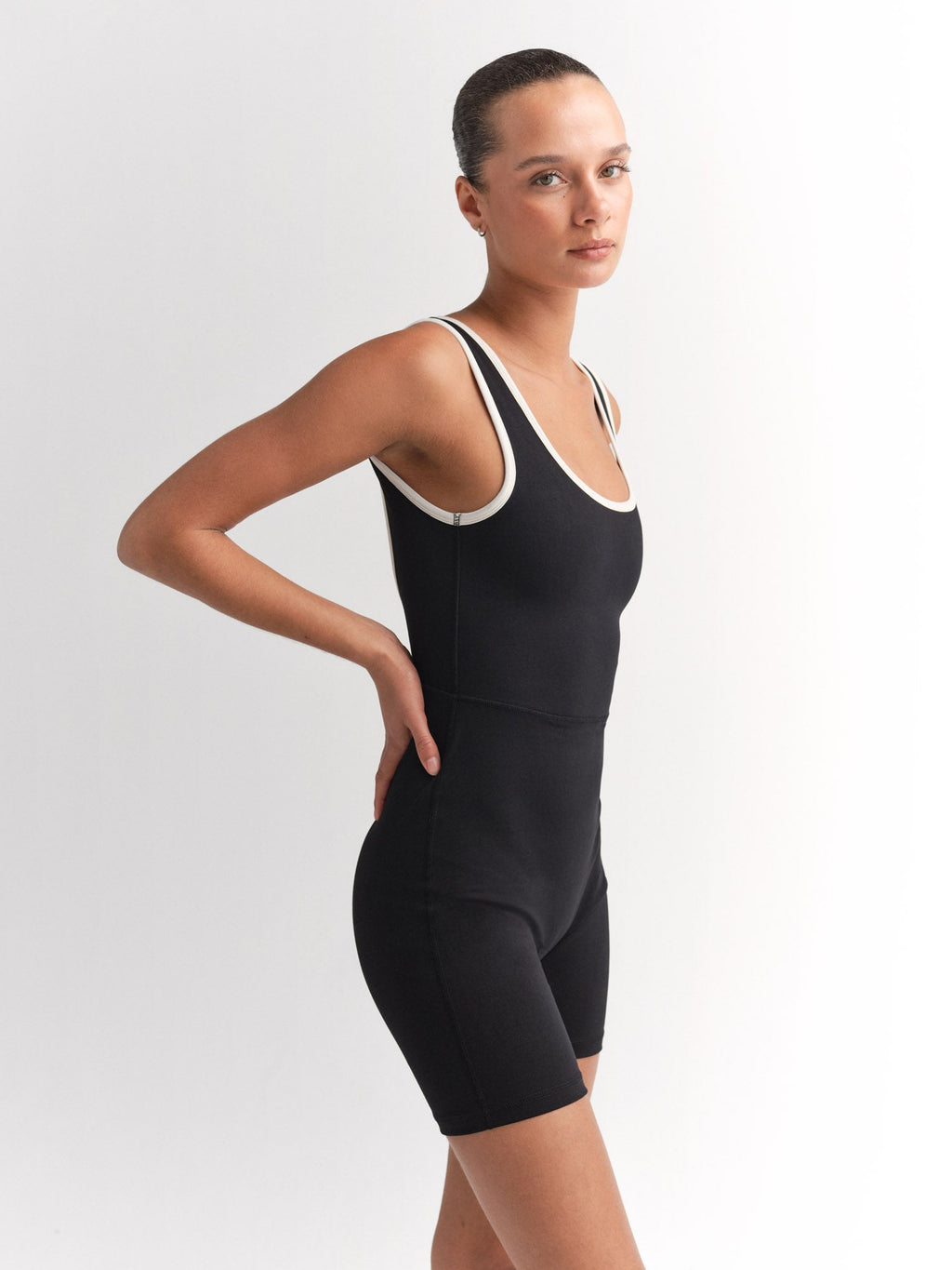Organic Stretch Contrast Unitard