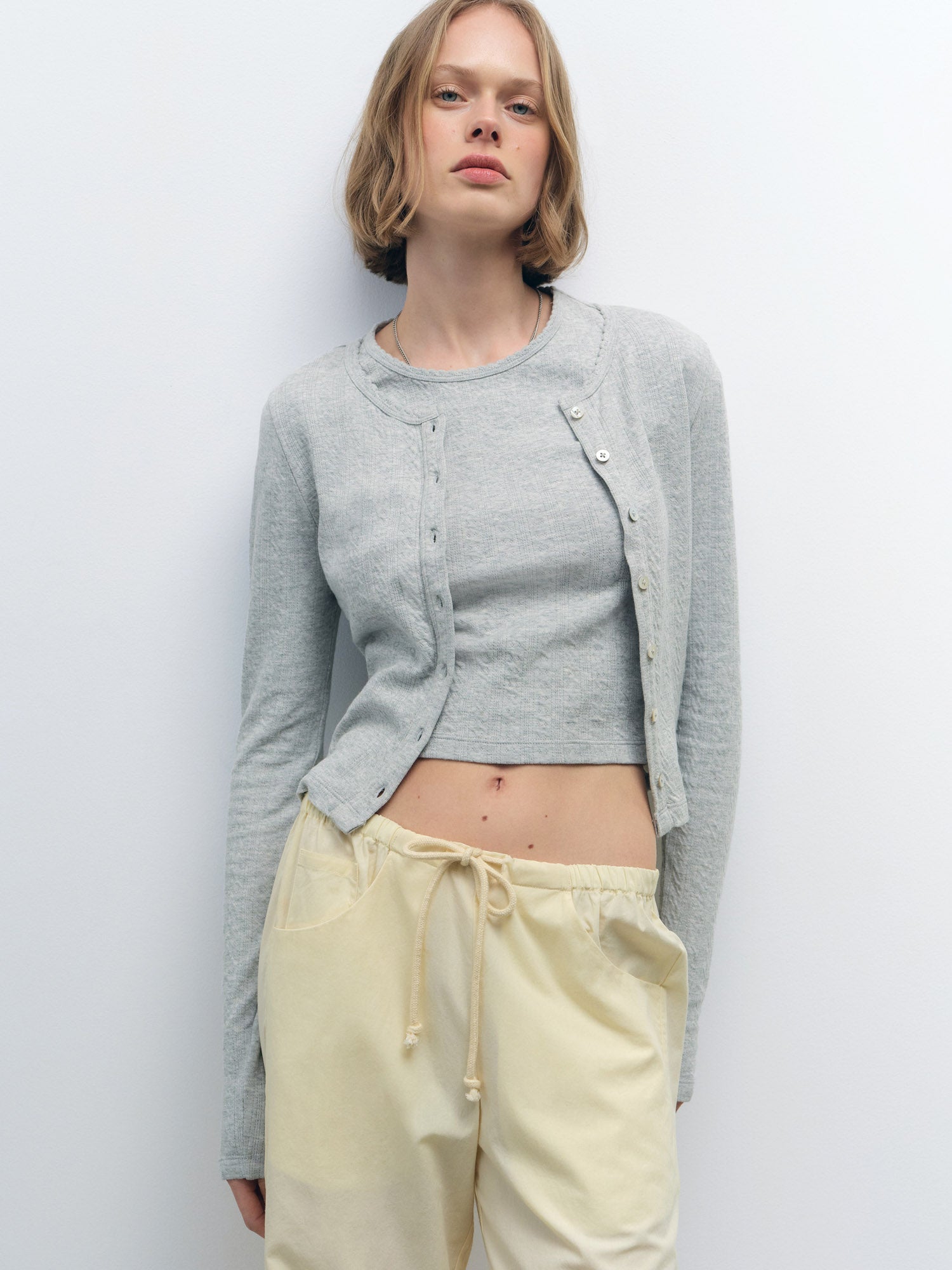 Organic Pointelle Baby Tee
