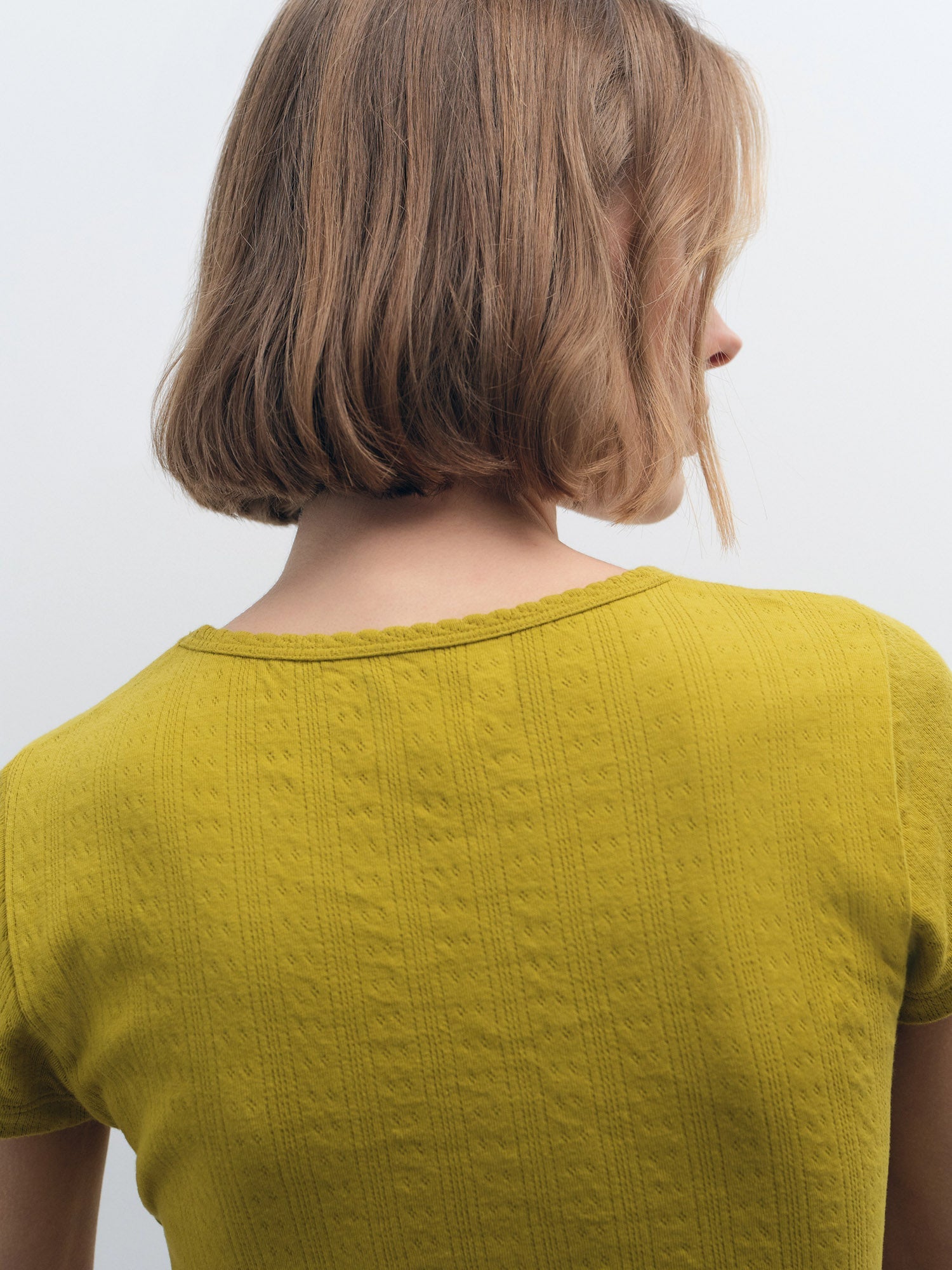 Organic Pointelle Baby Tee