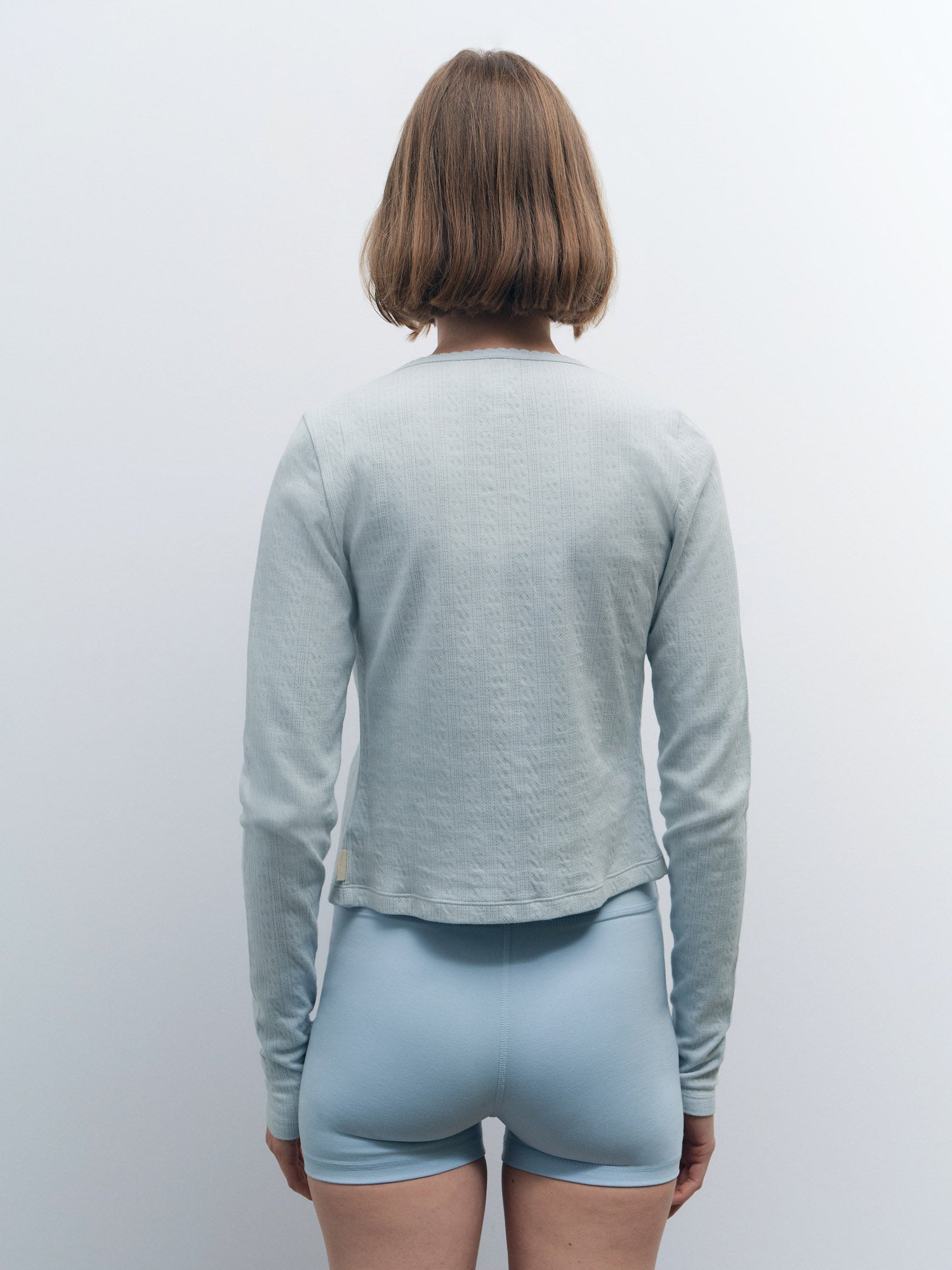 Organic Pointelle Cardigan