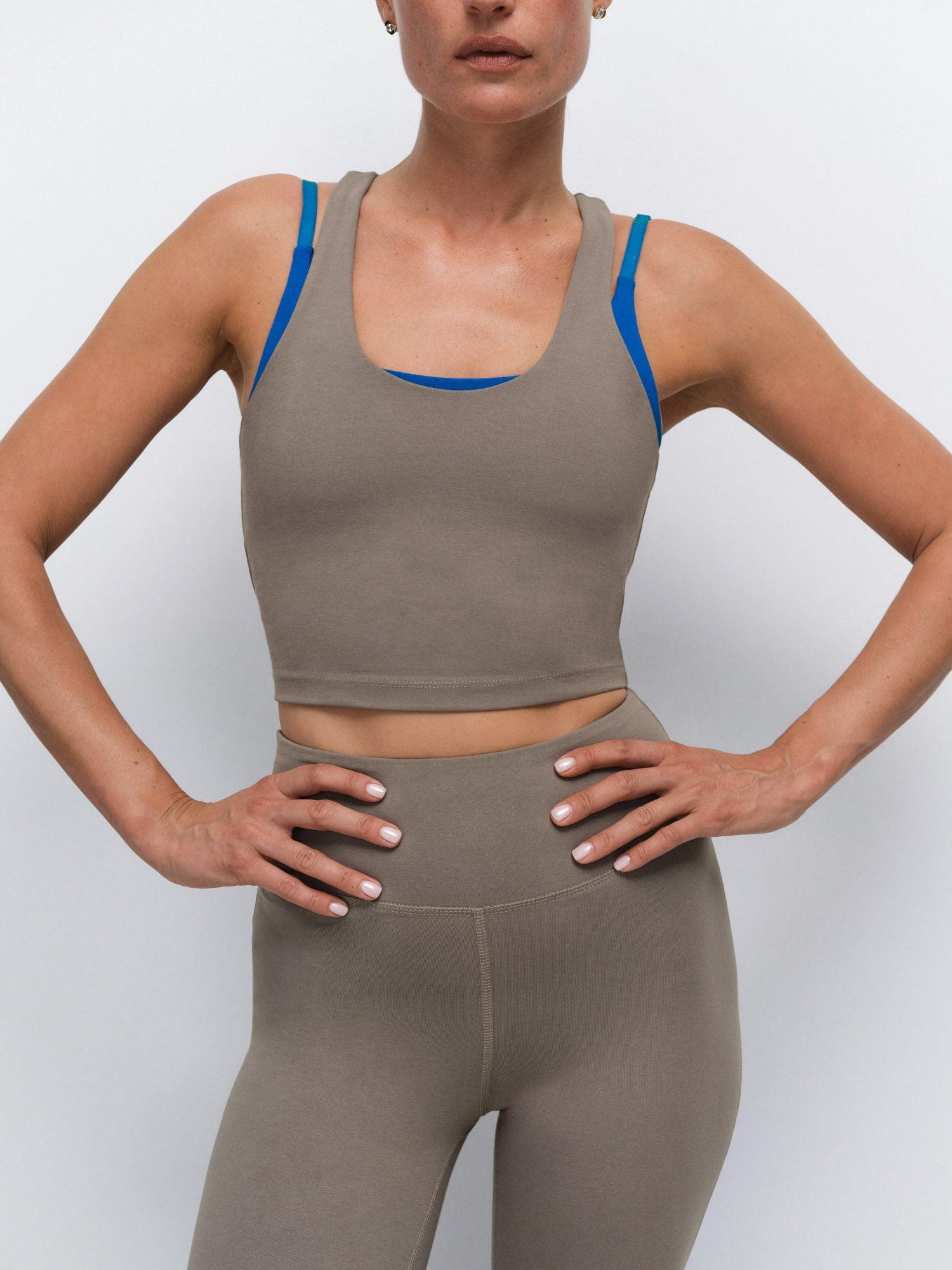 Organic Stretch Crop Racer Tank