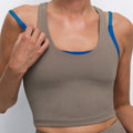 Organic Stretch Crop Racer Tank