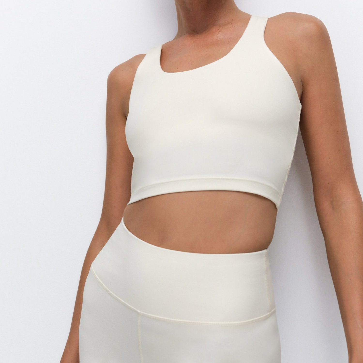 Organic Stretch Crop Racer Tank