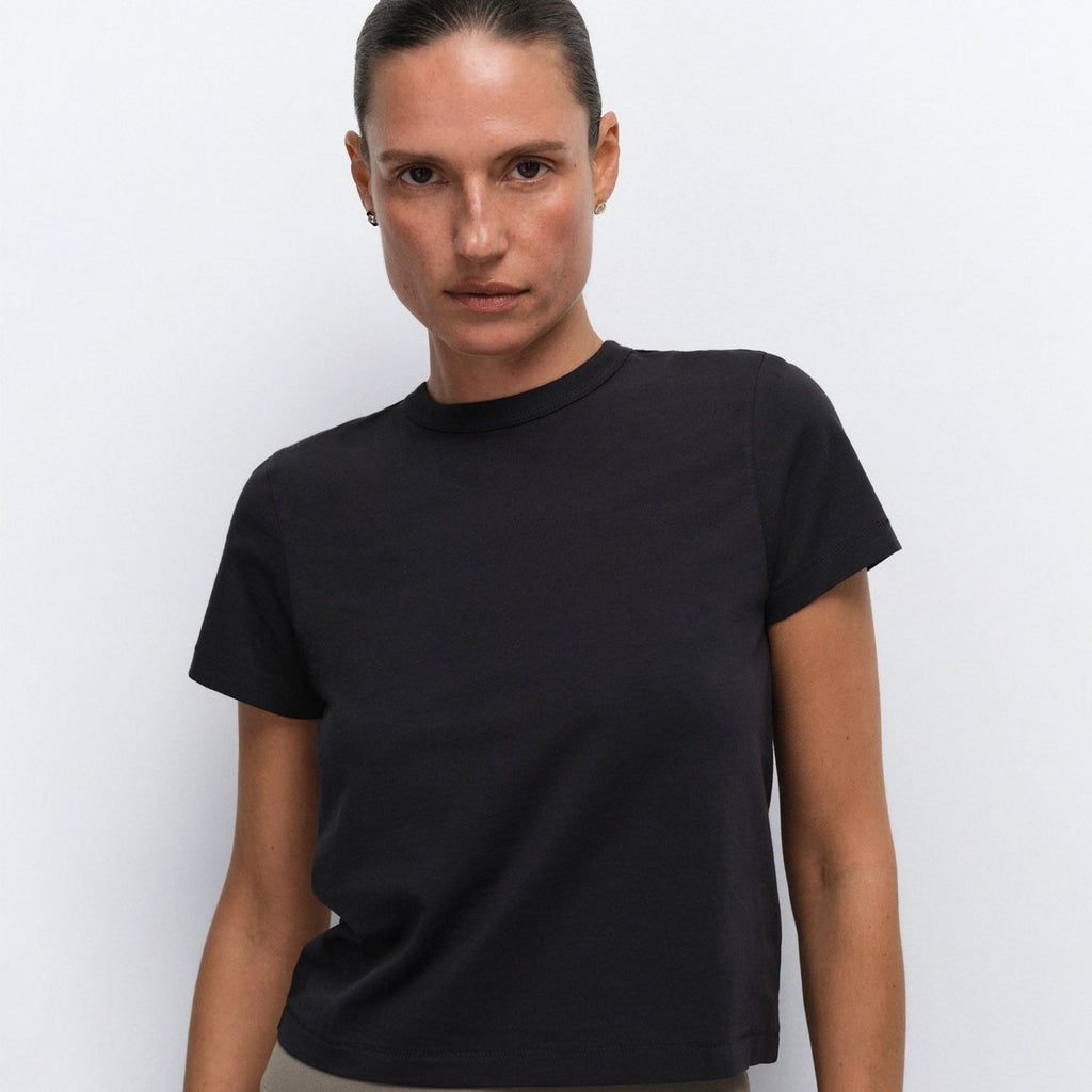 Organic Pima Shrunken Tee