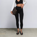 Organic Stretch Midi Legging with Pockets