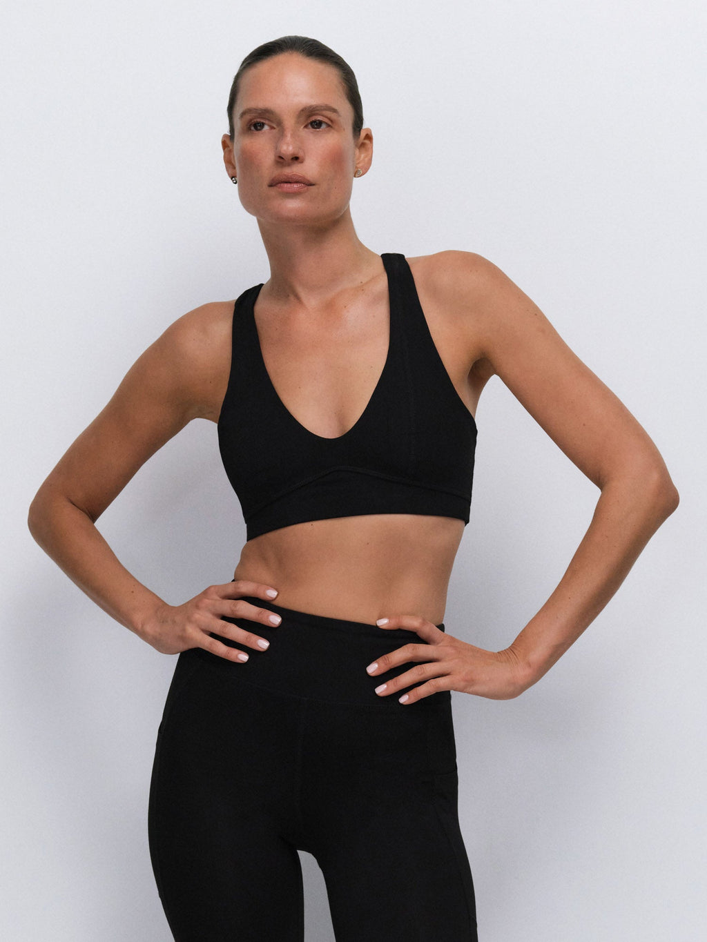 Organic Stretch V-Neck Bra