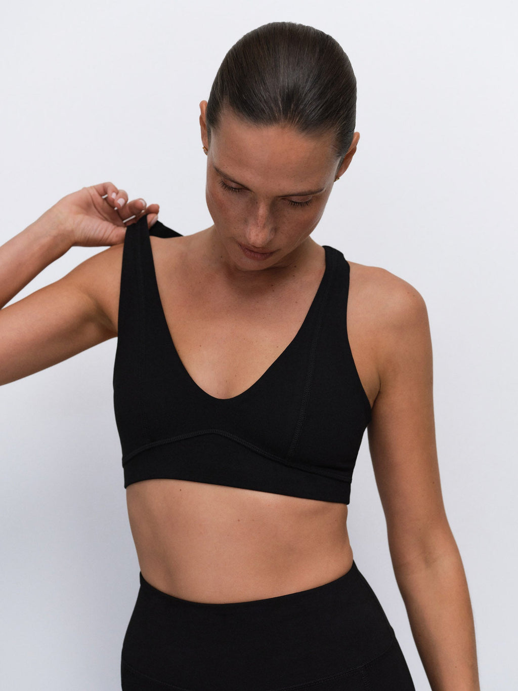 Organic Stretch V-Neck Bra