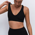 Organic Stretch V-Neck Bra