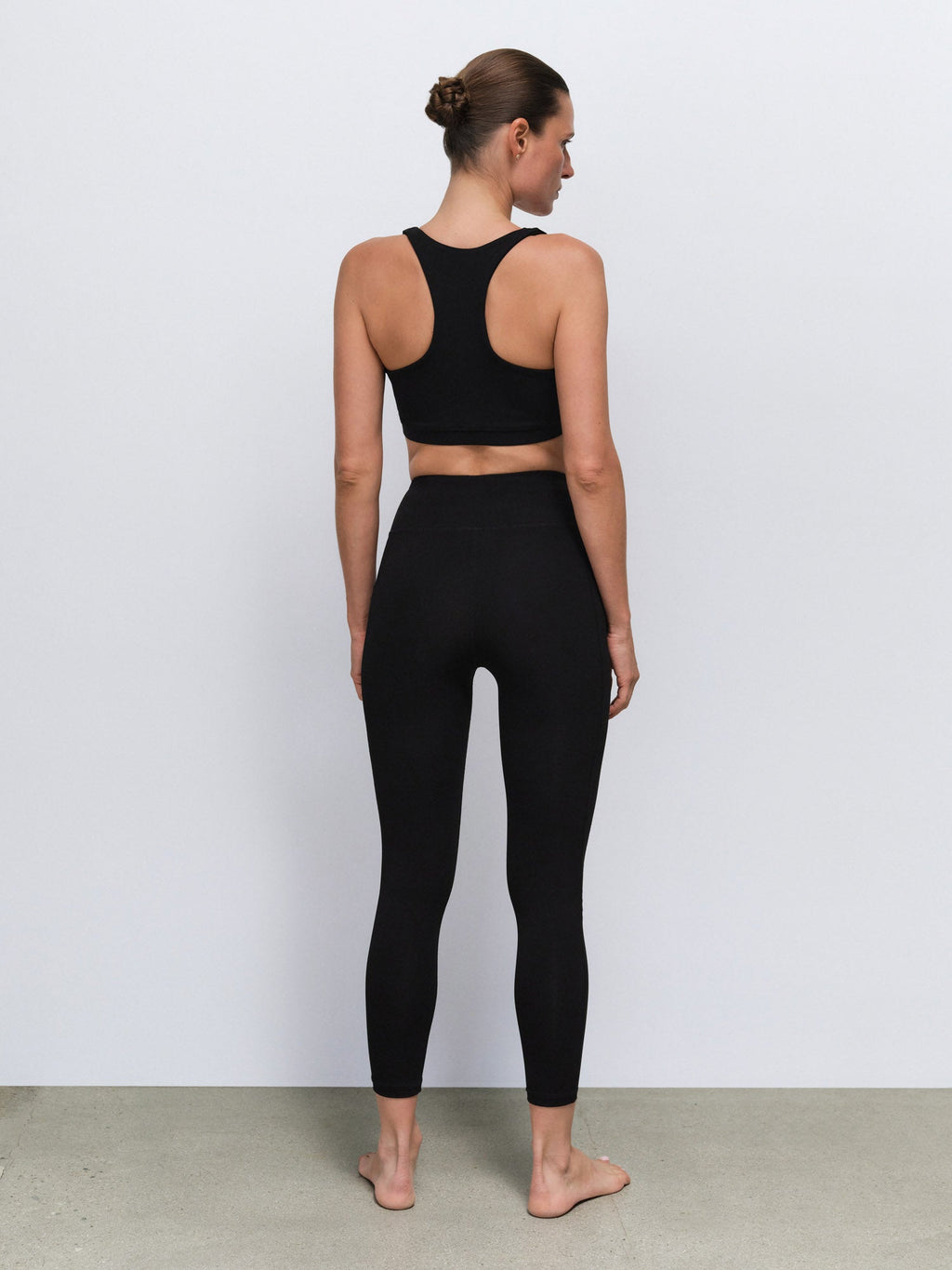 Organic Stretch Midi Legging with Pockets