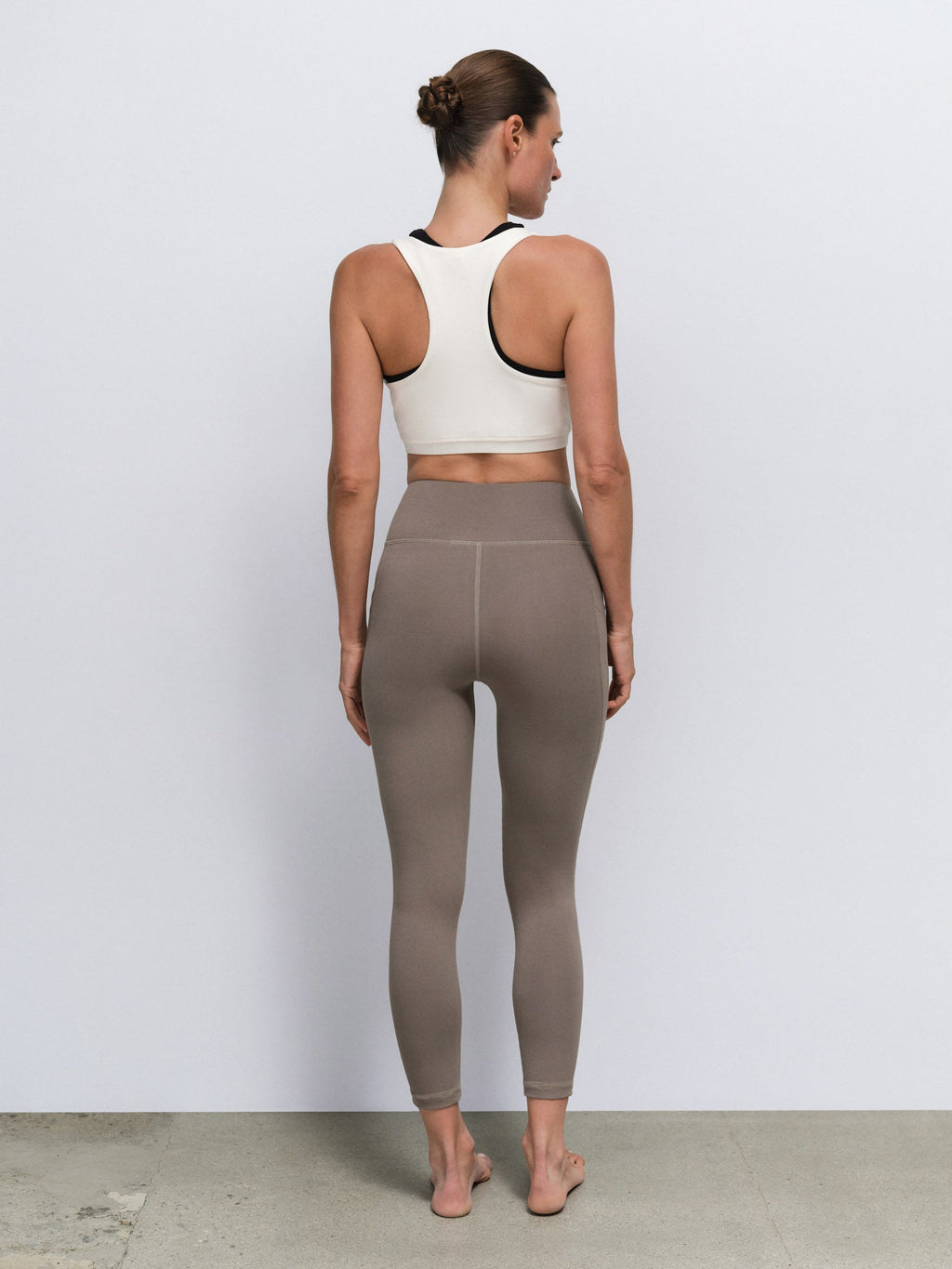 Organic Stretch Midi Legging with Pockets