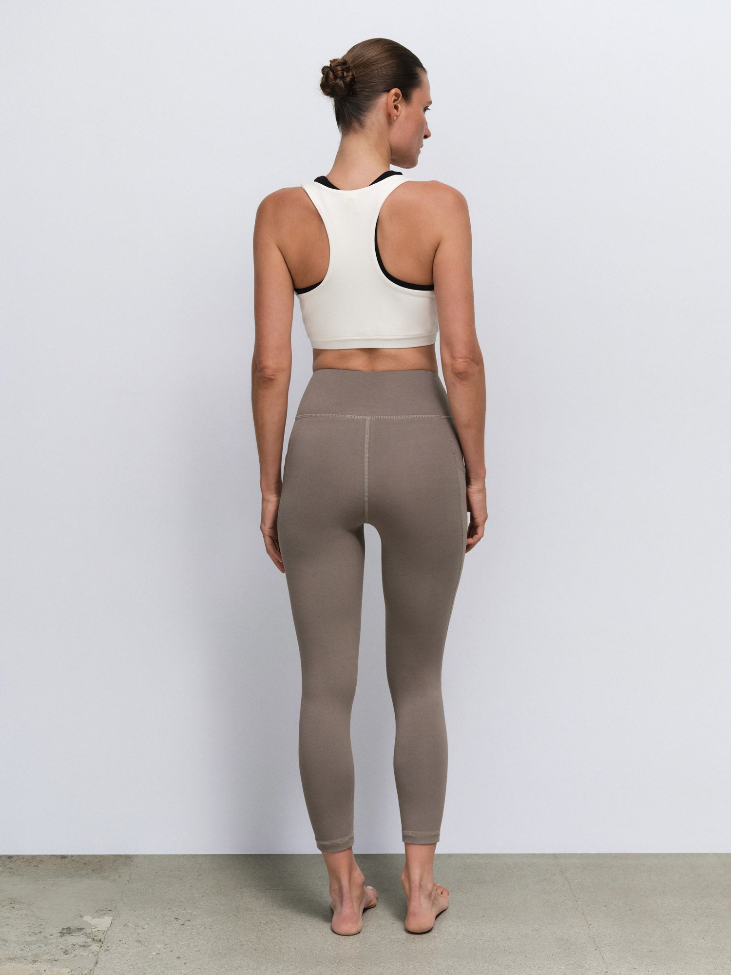 Organic Stretch Midi Legging with Pockets