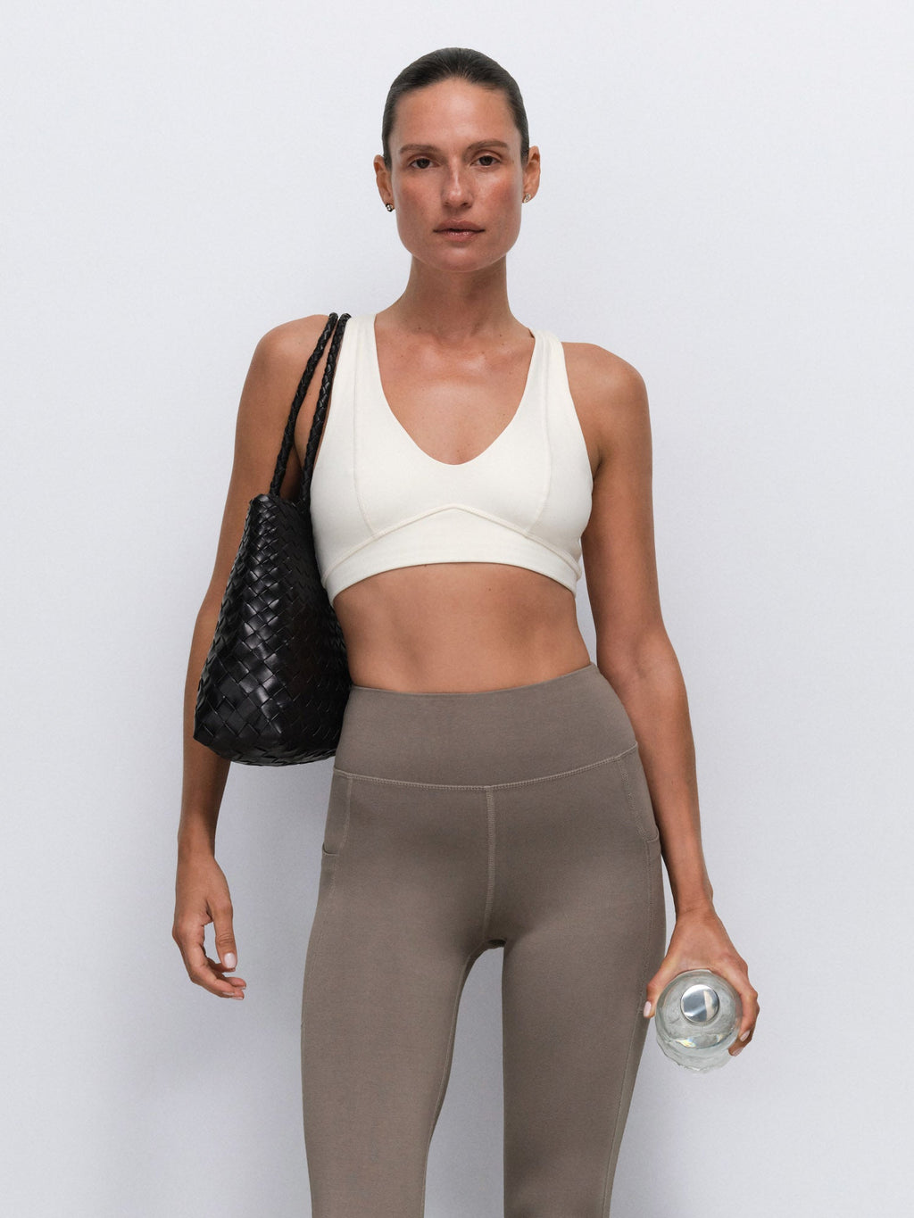 Organic Stretch Midi Legging with Pockets