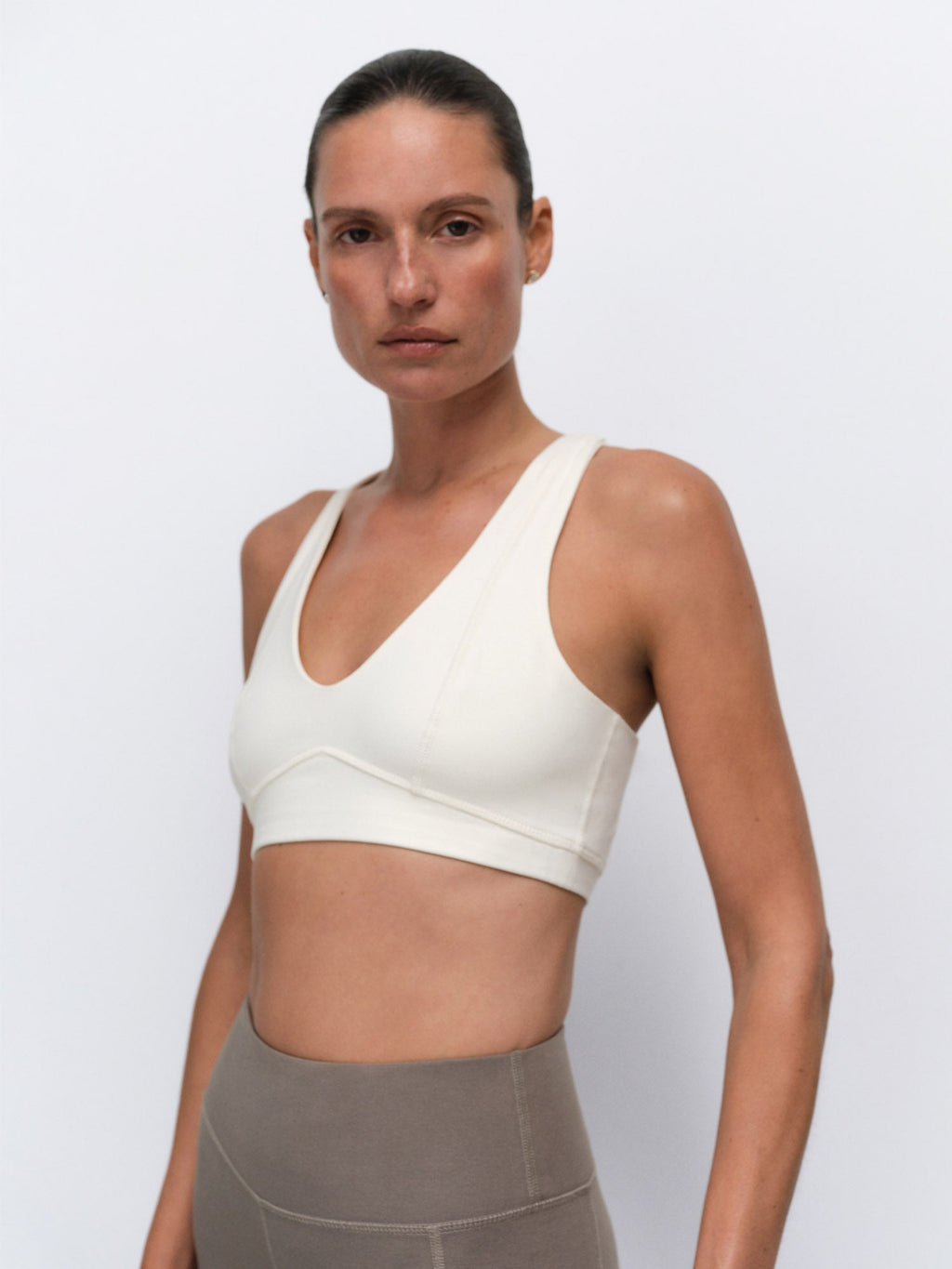 Organic Stretch V-Neck Bra