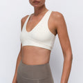 Organic Stretch V-Neck Bra