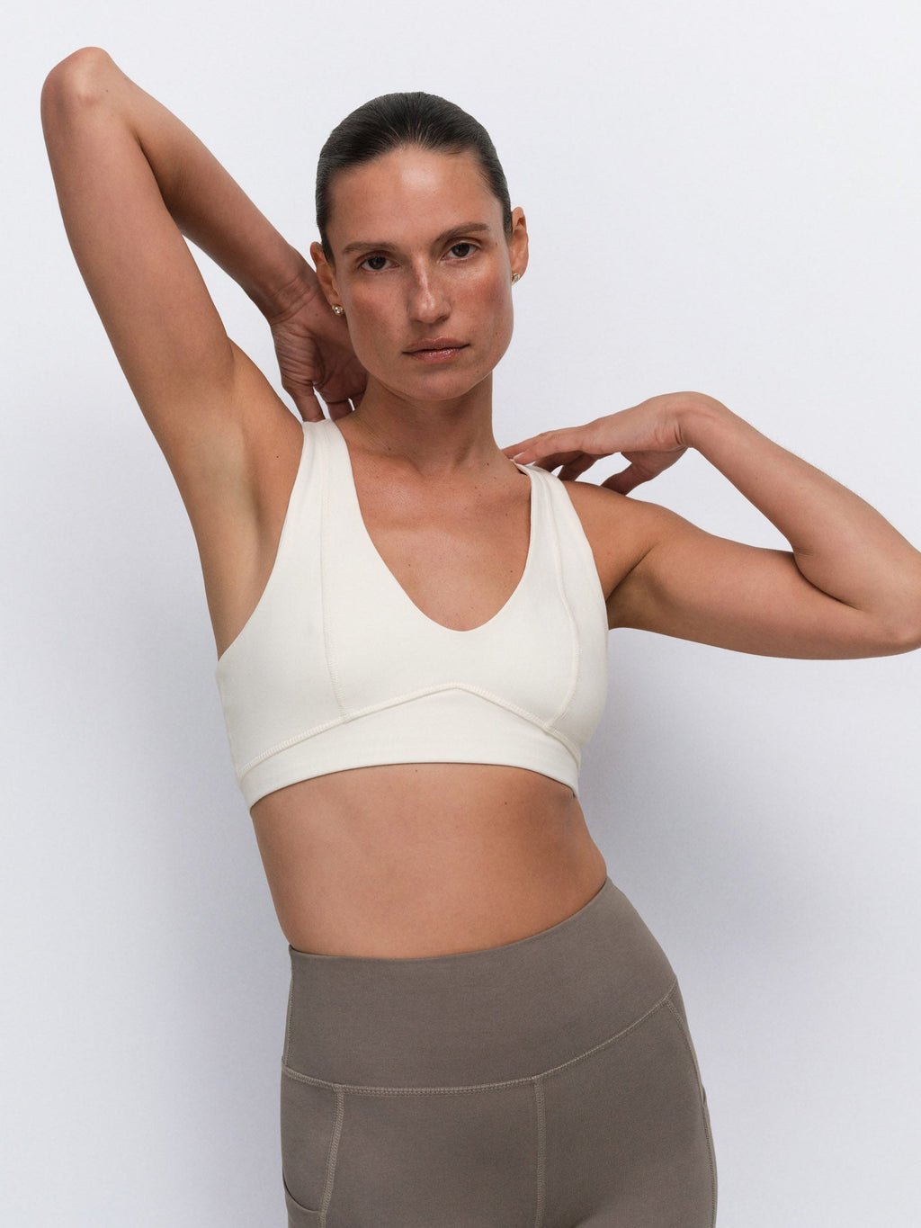 Organic Stretch V-Neck Bra
