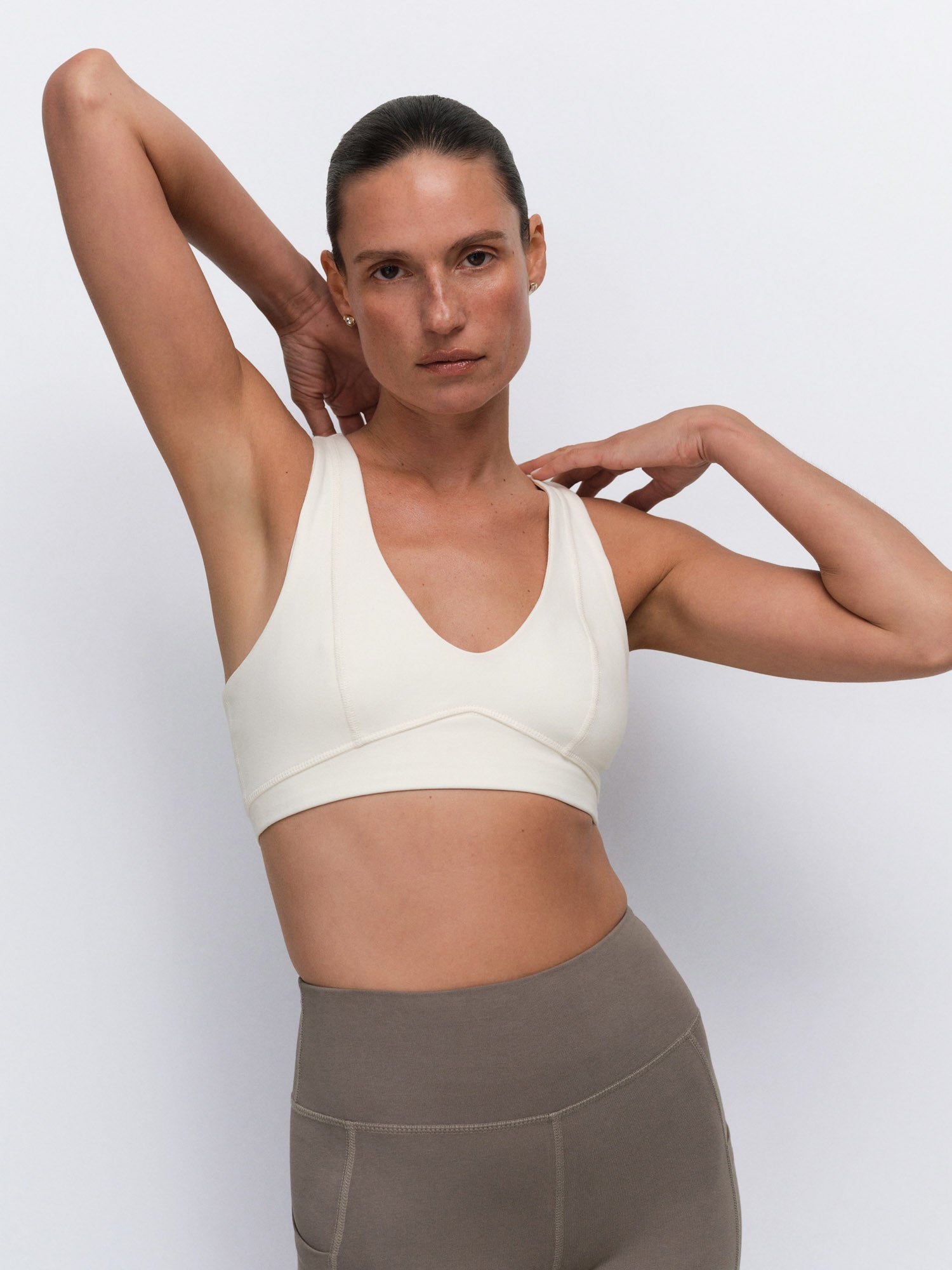 Organic Stretch V-Neck Bra