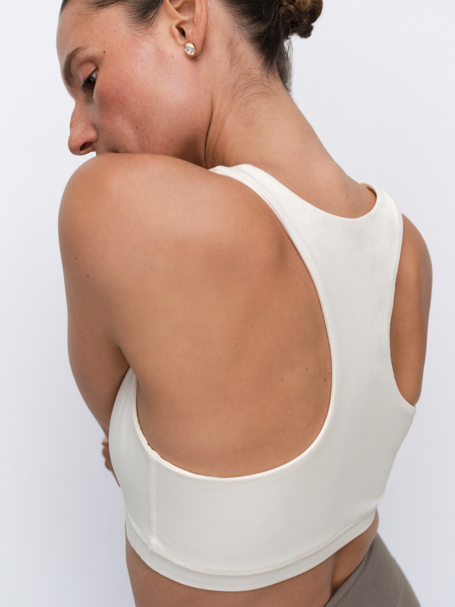 Organic Stretch V-Neck Bra