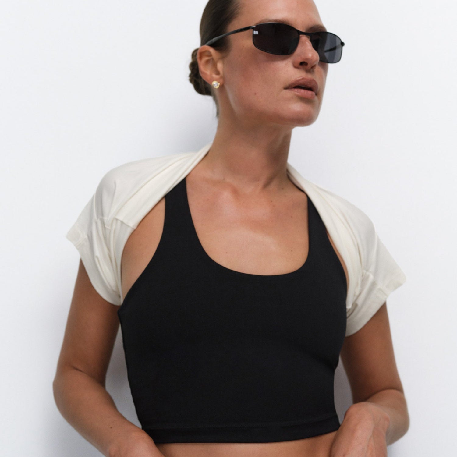 Organic Stretch Crop Racer Tank