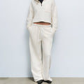 Organic Fleece Straight Leg Sweatpant