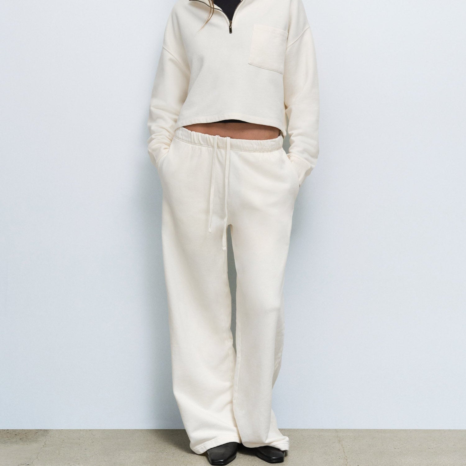Organic Fleece Straight Leg Sweatpant