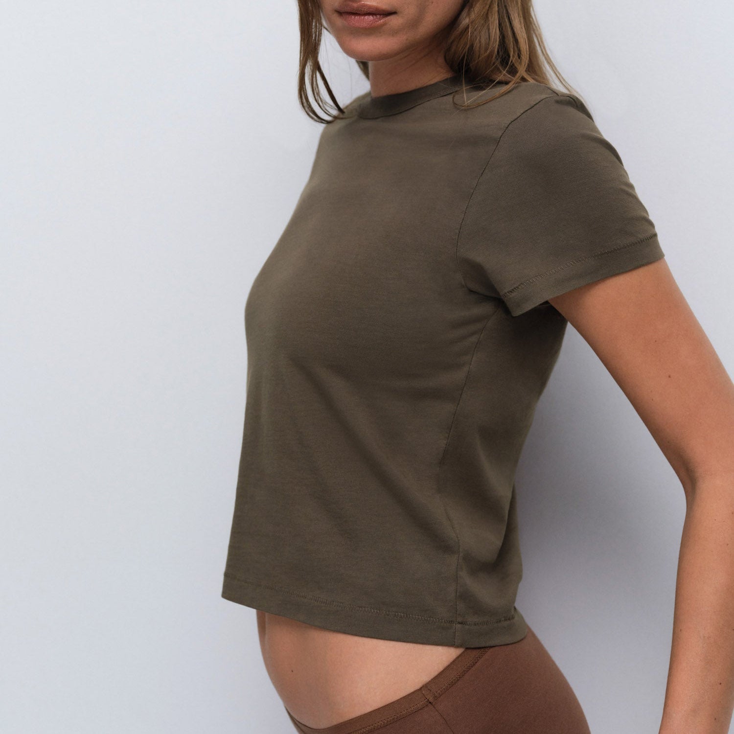 Organic Pima Shrunken Tee