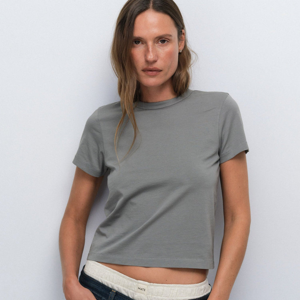 Organic Pima Shrunken Tee