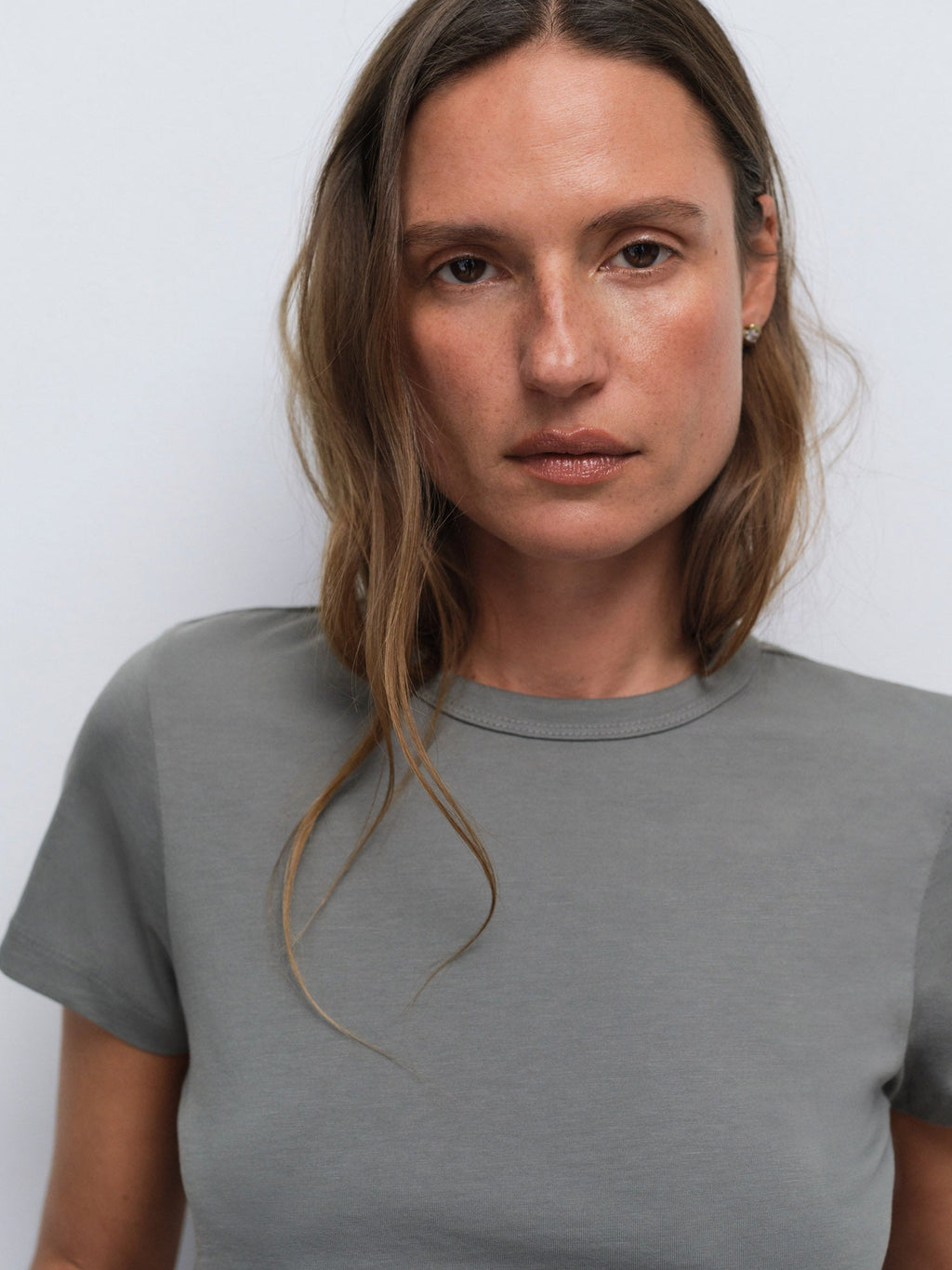 Organic Pima Shrunken Tee