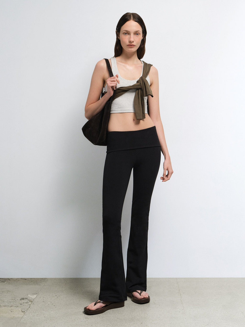 Organic Stretch Crop Racer Tank