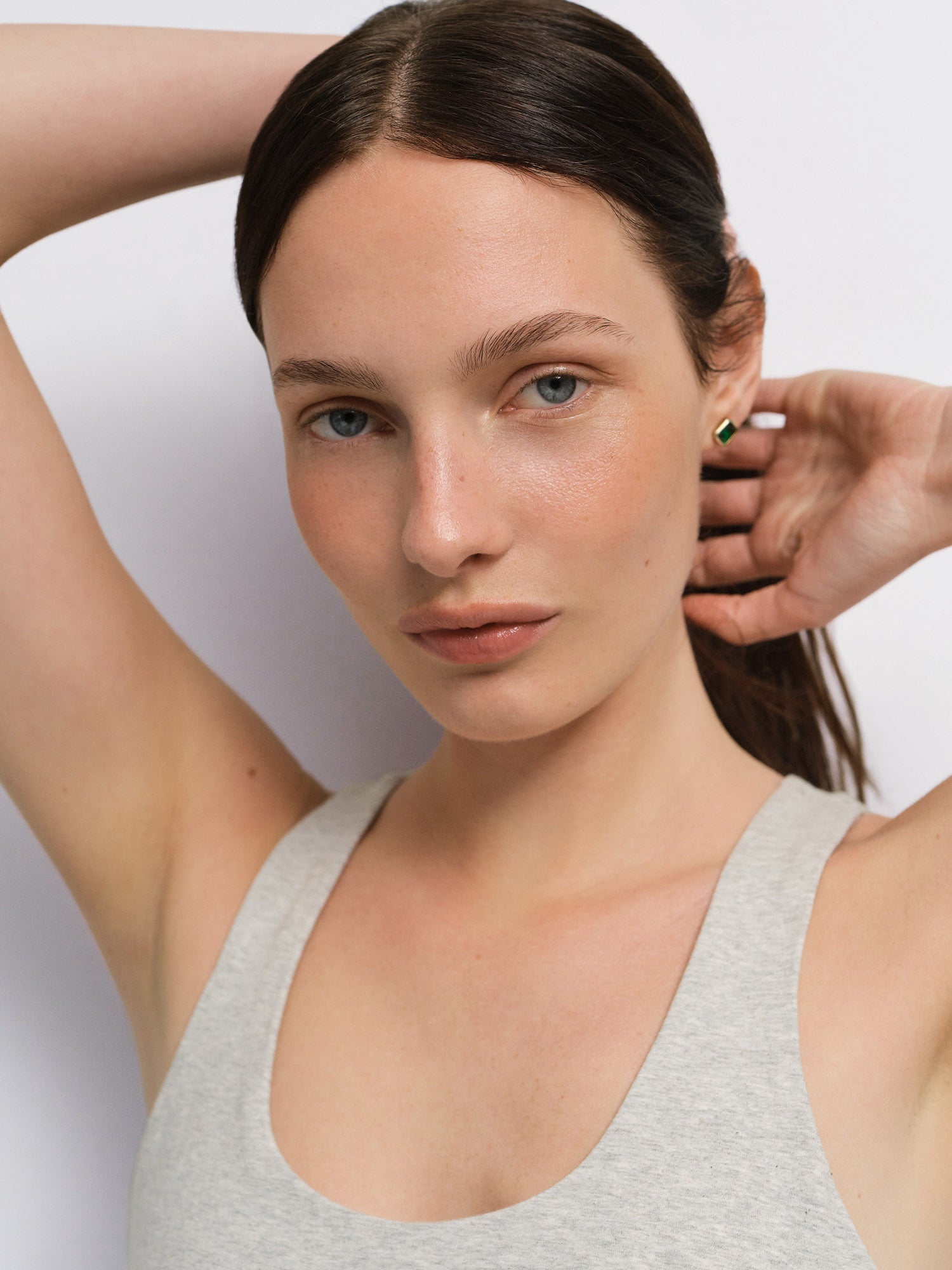 Organic Stretch Crop Racer Tank