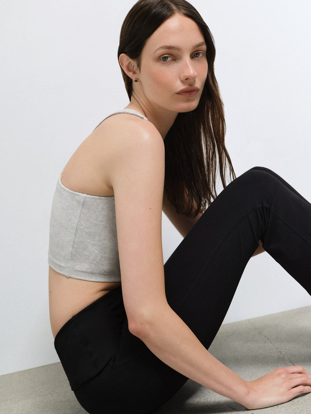 Organic Stretch Crop Racer Tank