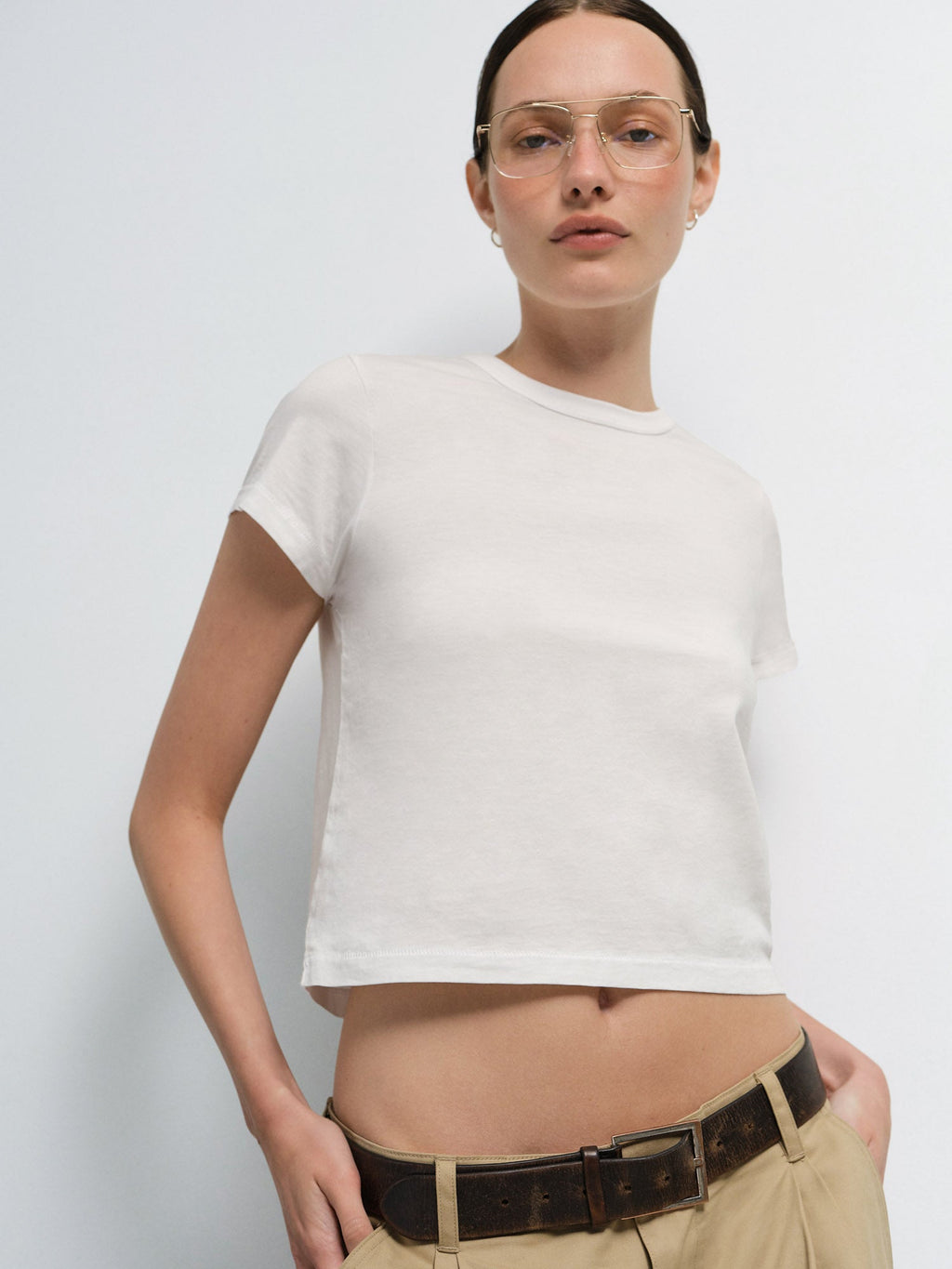 Organic Pima Shrunken Tee