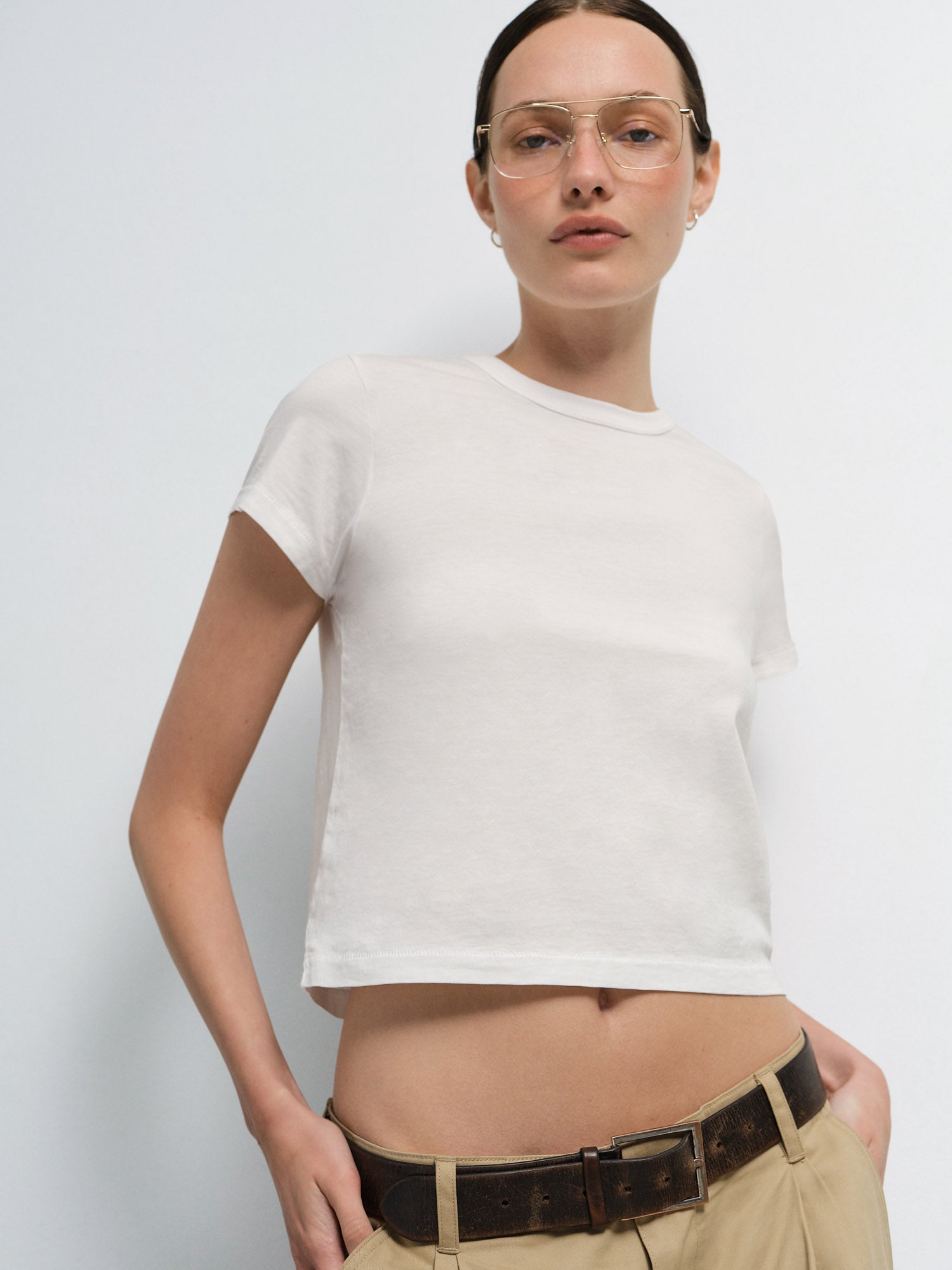 Organic Pima Shrunken Tee