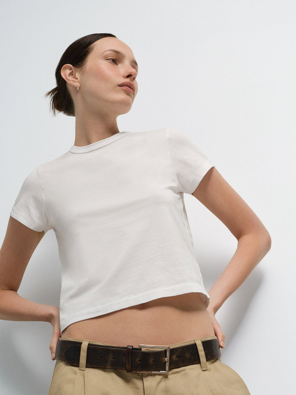 Organic Pima Shrunken Tee