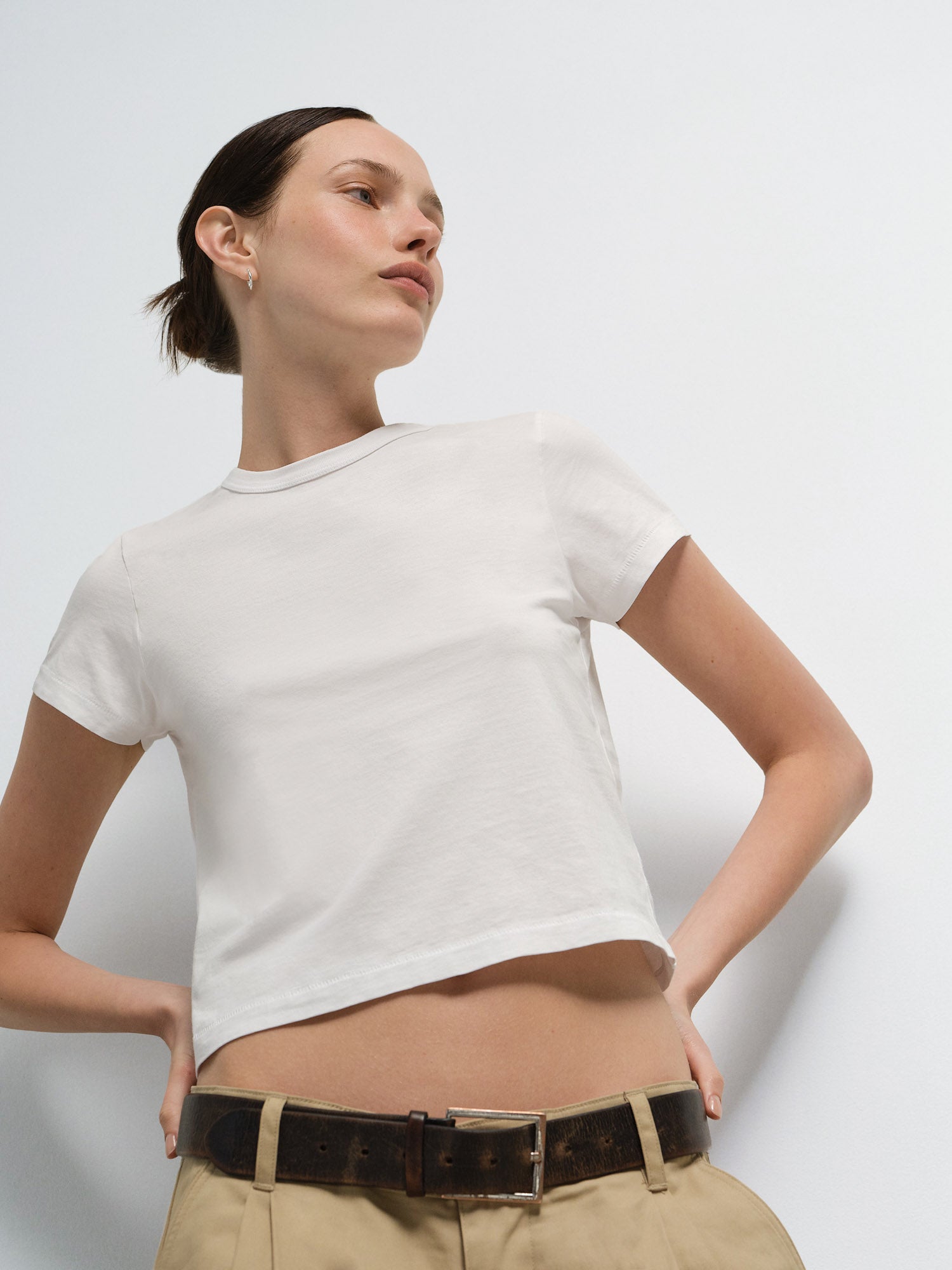 Organic Pima Shrunken Tee