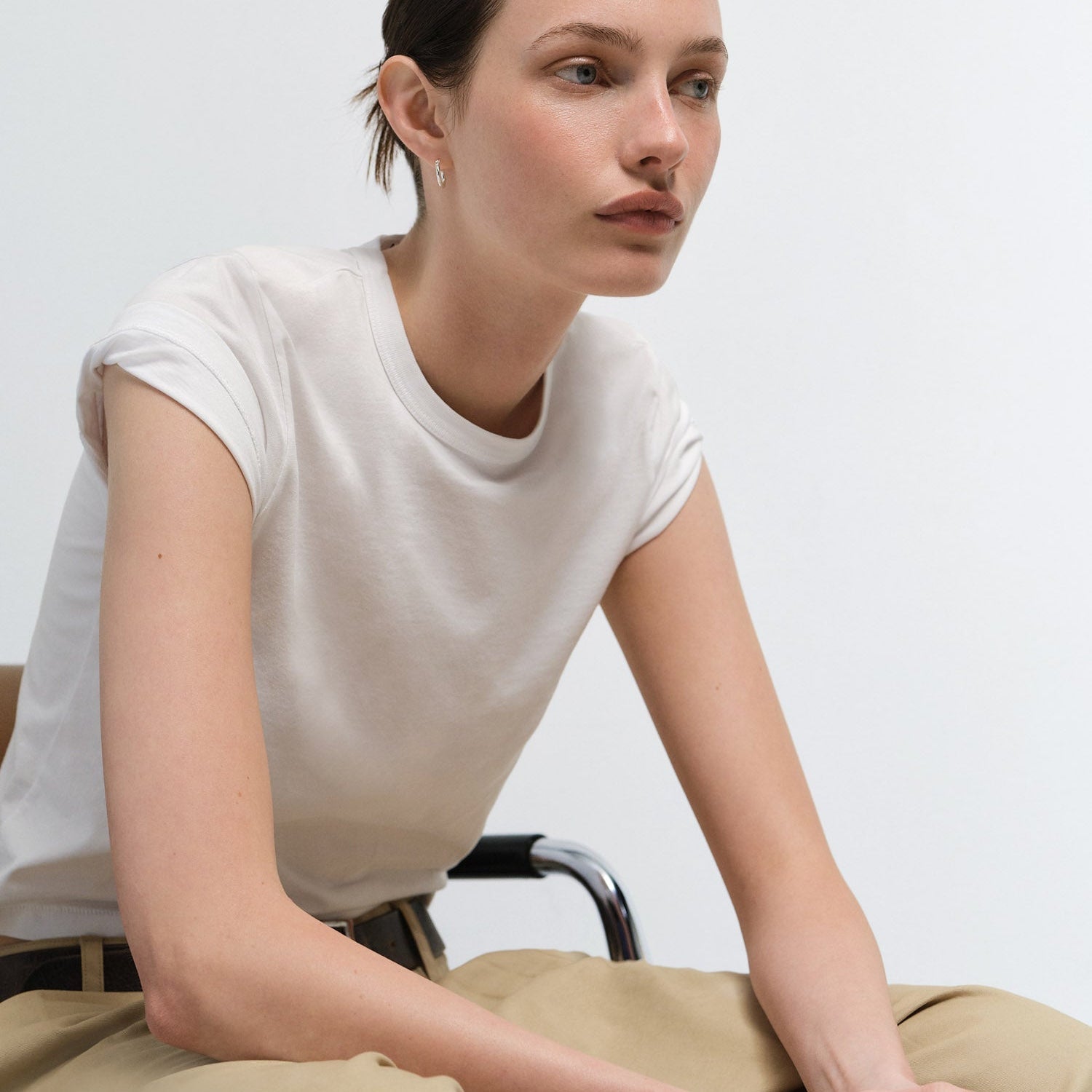 Organic Pima Shrunken Tee