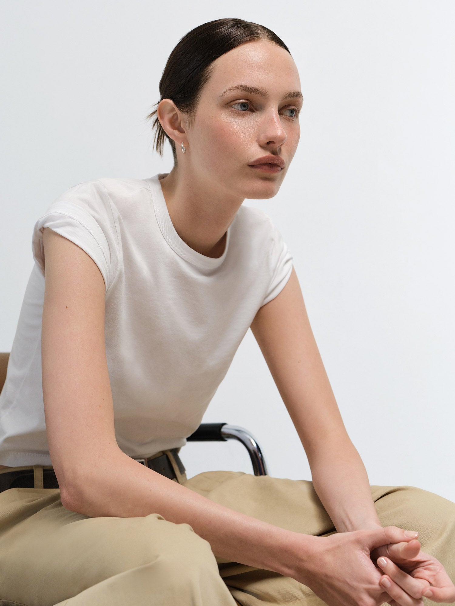 Organic Pima Shrunken Tee