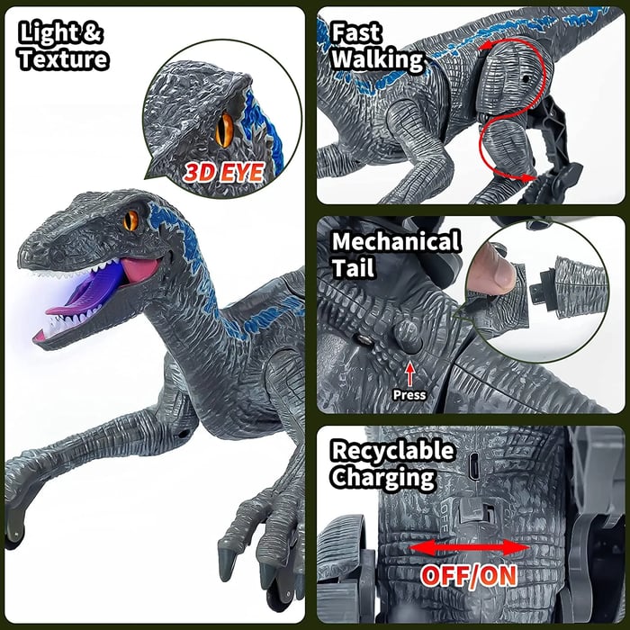 Realistic Remote Control Dinosaur (Buy 2 Free Shipping)