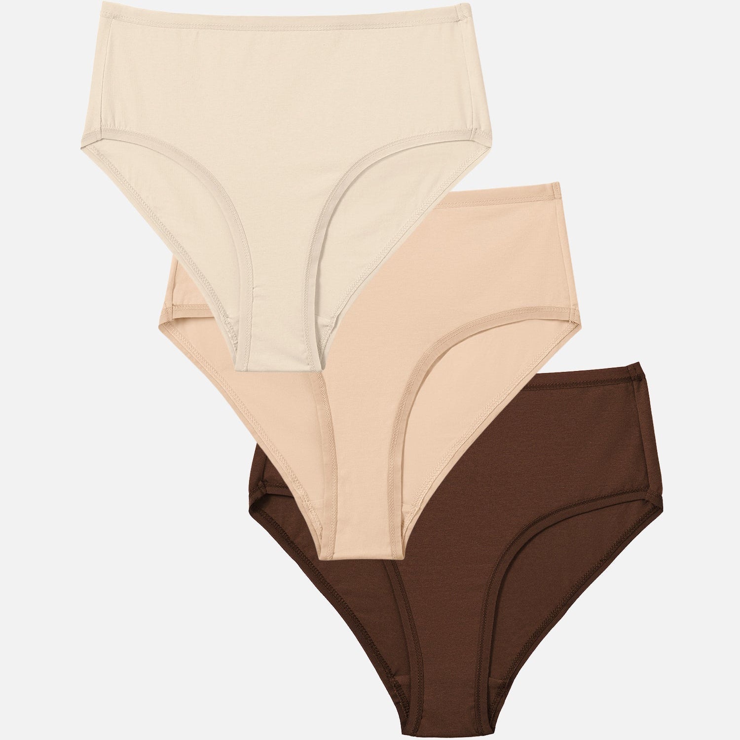 Organic Comfort High Waist Brief 3 Pack