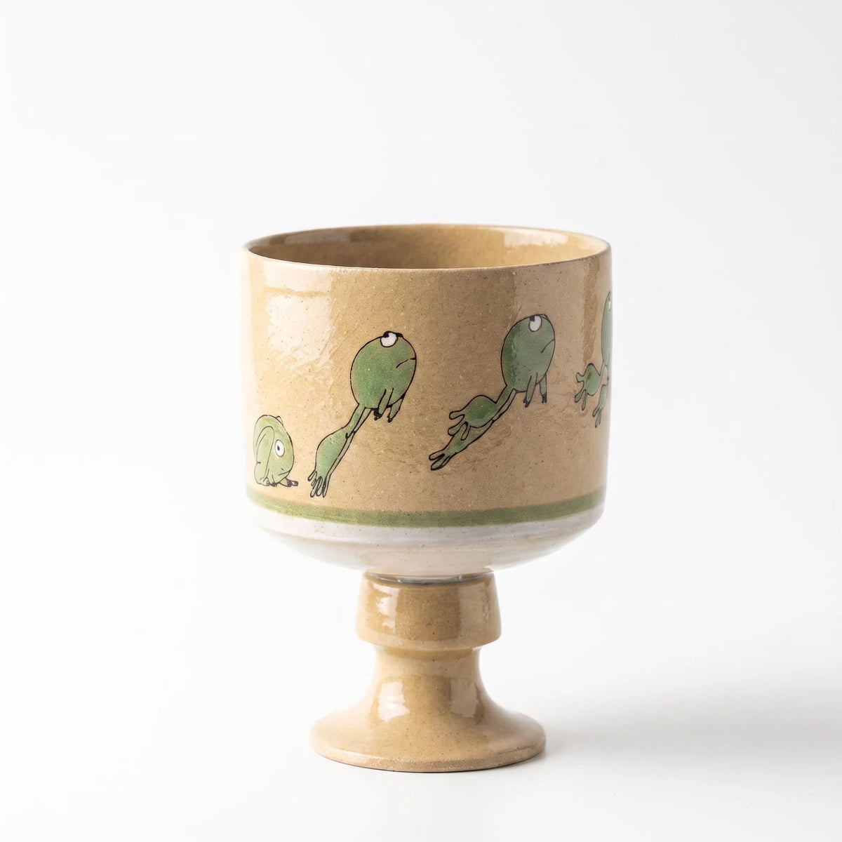 Handcrafted Ceramic Spinner Goblet