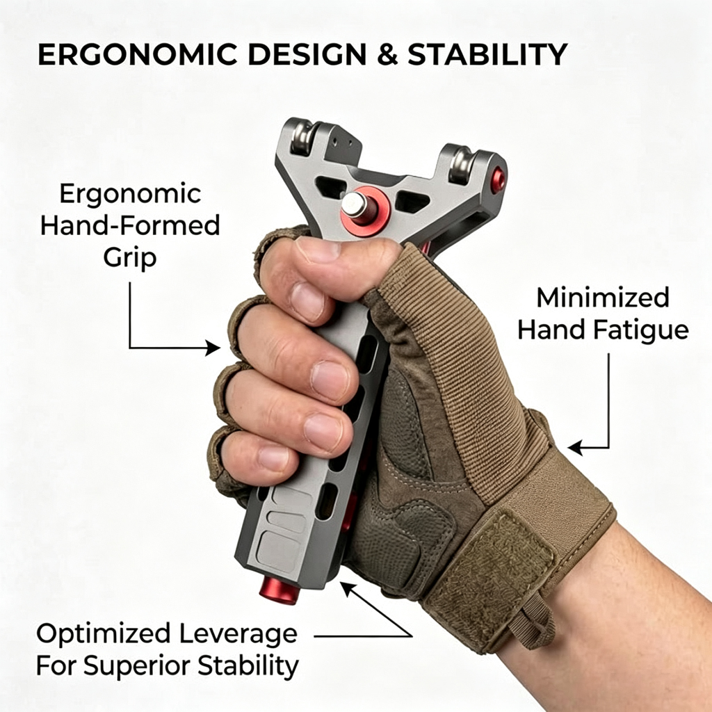 Semi-auto G5 High Precision CNC Aluminum Alloy Professional Slingshot Catapult